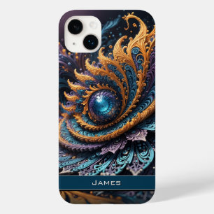 Dragon Eye Modern Abstracte geometrische fractale Case-Mate iPhone 14 Plus Hoesje