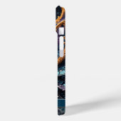 Dragon Eye Modern Abstracte geometrische fractale  Case-Mate iPhone Case (Achterkant / Links)