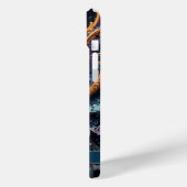 Dragon Eye Modern Abstracte geometrische fractale  Case-Mate iPhone Case (Achterkant / Links)