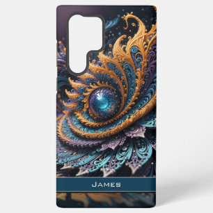 Dragon Eye Modern Abstracte geometrische fractale Samsung Galaxy Hoesje