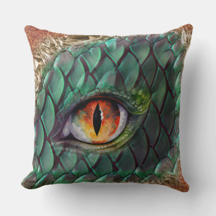 Dragon Eye Mythische Fantasie Kussen