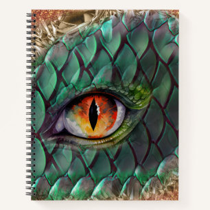 Dragon Eye Mythische Fantasie Notitieboek