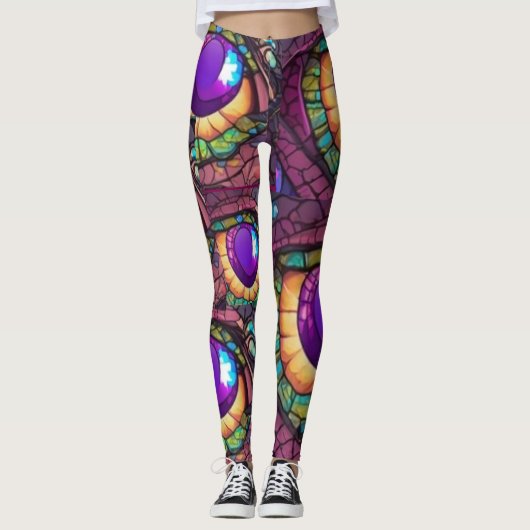 Dragon Eyes3 Leggings (Voorkant)