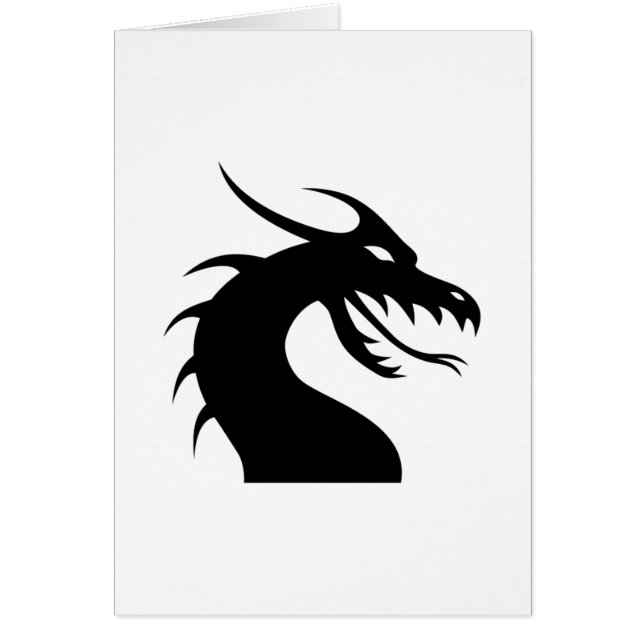 Dragon Face Silhouette (Voorkant)