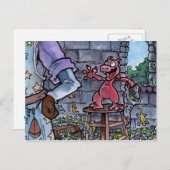 Dragon Familiar Briefkaart (Voorkant / Achterkant)