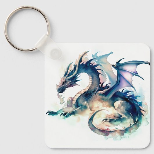 Dragon fantasiewereld sleutelhanger (Voorkant)