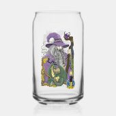 Dragon Fantastique au Sorcier Celtique Violet (Recto)