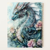 Dragon Fantastique Entouré de Roses (Dos)