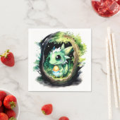 Dragon Fantasy Baby shower Servet (Insitu)