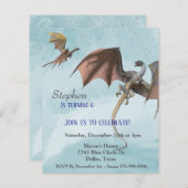 Dragon Fantasy Serpent Birthday Party Budget (Voorkant / Achterkant)