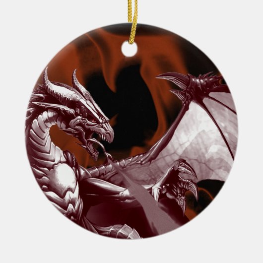 Dragon Fantasy Tree Ornament (Voorkant)
