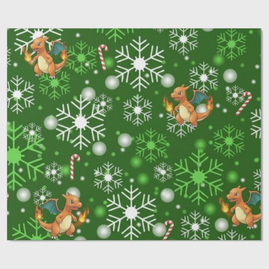 dragon feux  cadeaupapier (Vlak)