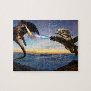 Dragon Fire Breathing Battle Wyvern Legpuzzel