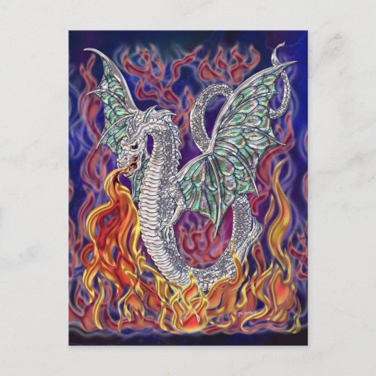 Dragon Fire Briefkaart (Voorkant)