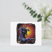 Dragon Fire Briefkaart (Staand voorkant)