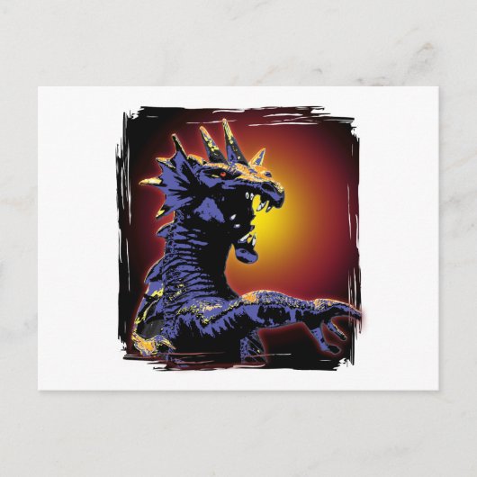 Dragon Fire Briefkaart (Voorkant)