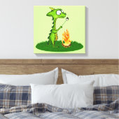 Dragon Fire Canvas Afdruk (Insitu (Slaapkamer))