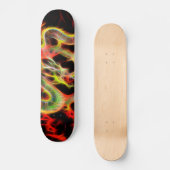Dragon Fire decor op Lucky Energy Skateboard (Voorkant)
