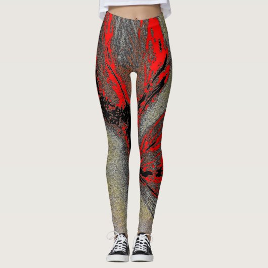 Dragon Fire Leggings – Mythic Fantasy Pattern (Voorkant)