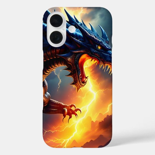 Dragon Fire Lightning Fight 2 Case-Mate iPhone Case (Achterkant)