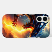 Dragon Fire Lightning Fight 2 Case-Mate iPhone Case (Achterkant (horizontaal))