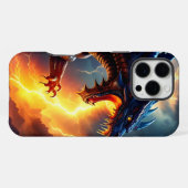 Dragon Fire Lightning Fight 2 iPhone Hoesje (Achterkant horizontaal)