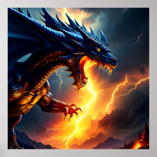 Dragon Fire Lightning Fight 2 Poster