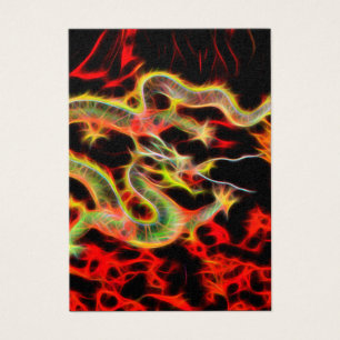 Dragon Fire on Lucky Energy Visitekaartjes