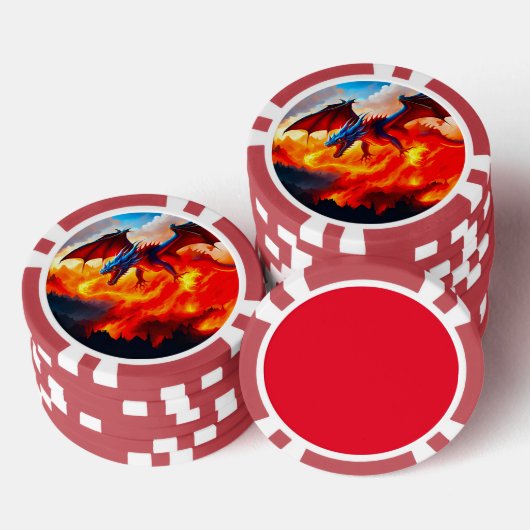Dragon Fire Poker Chips (Opstapeling)