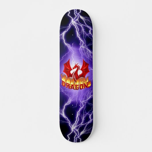 Dragon Fire Skateboard (Voorkant)