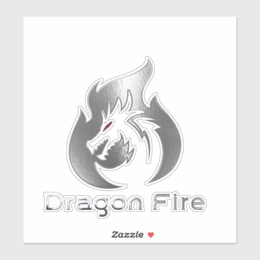 Dragon Fire Sticker (Vel)