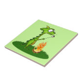 Dragon Fire Tegeltje (Zijkant)