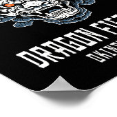 Dragon Fist Dojo Goju Ryu Karate  Poster (Hoek)