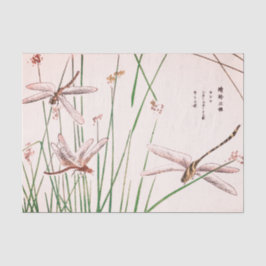 DRAGON FLES MET GRAS-weefselpapier Tissuepapier