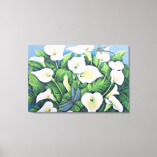 Dragon Flies Canvas Afdruk (Voorkant)