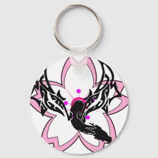 Dragon Flower Cherry Blossom Sleutelhanger