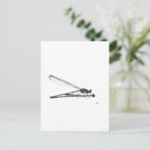 Dragon Fly Briefkaart (Staand voorkant)