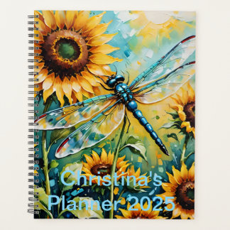 Dragon Fly. Een grillige Dragon Fly. Zonnebloemen Planner