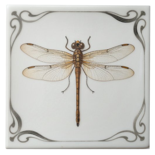 Dragon Fly Insects Carreaux céramiques (Devant)