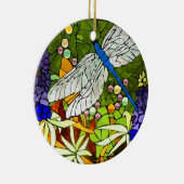 dragon-fly, libélula keramisch ornament (Rechts)