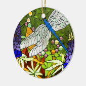 dragon-fly, libélula keramisch ornament (Links)