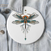 Dragon Fly Tattoo Ronde Button 6,0 Cm (In situ)