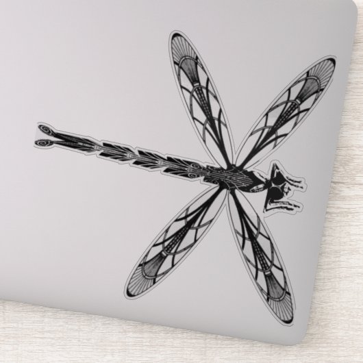Dragon Fly van Shifter: Een Zie en Dax roman Sticker (Detail)