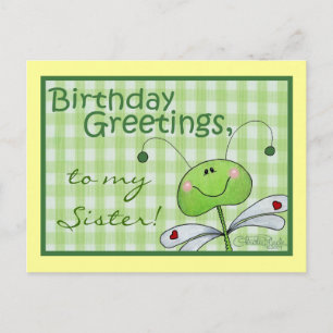 Dragon Fly Verjaardag personaliseren Briefkaart