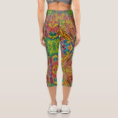 Dragon Fly Wing Capri Leggings (Verso)