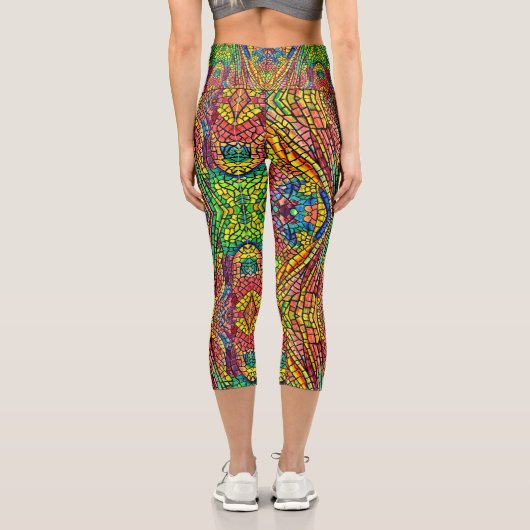 Dragon Fly Wing Capri Leggings (Verso)