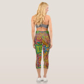 Dragon Fly Wing Capri Leggings (Verso)
