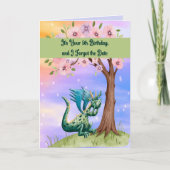 Dragon Forgetting datum van 5 jaar verjaardag Kaart (Voorkant)