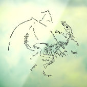 Dragon Fossils Raamsticker (Vel 3)