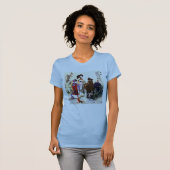 Dragon Fountain Women's Basic T-Shirt (Voorkant volledig)